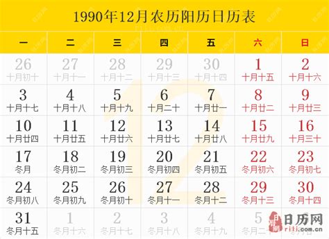 1990年农历|1990年阴历阳历对照表，1990年农历阳历表带天干地支，1990万。